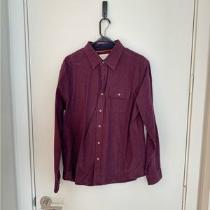 Men’s Normal Brand Chamois Button Down Shirt Large